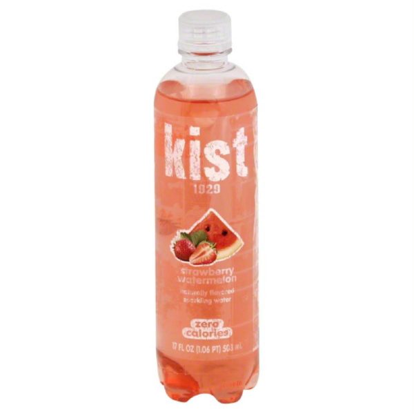 Kist Strawberry Watermelon Sparkling Water, 17 Oz (Pack of 12) Discount