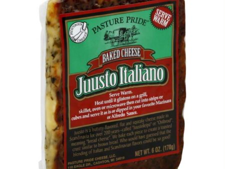 Pasture Pride Italiano Baked Cheese, 6 Oz (Pack of 10) Online Sale