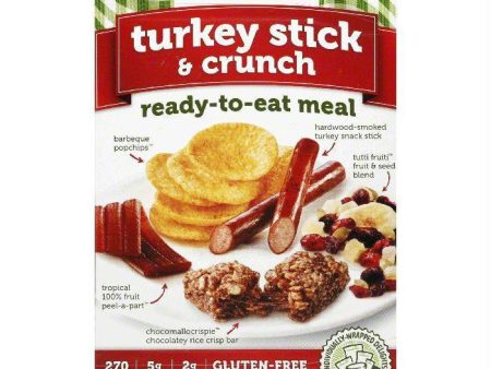 GoPicnic All Natural Gluten Free Turkey Stick & Crunch Ready to Eat Meal, 2.8 OZ (Pack of 6) For Sale