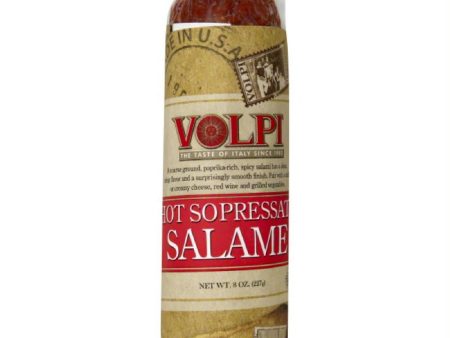 Volpi Hot Soppressata Salame, 8 Oz (Pack of 12) Discount