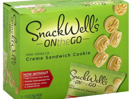 Snack Wells Mini Vanilla Creme Sandwich Cookie, 6.25 Oz (Pack of 6) Discount