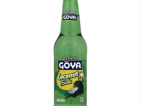 Goya Coconut Soda, 12 OZ (Pack of 24) on Sale