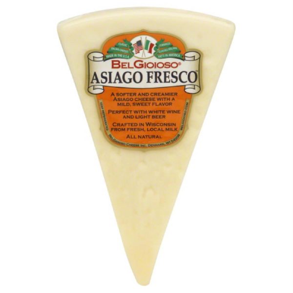 BelGioioso Asiago Fresco Cheese, 8 Oz (Pack of 12) Online now