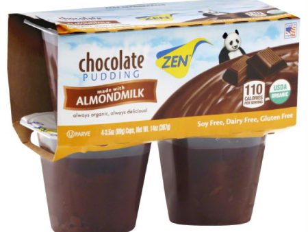 Zen Chocolate Pudding, 14 Oz (Pack of 12) For Sale