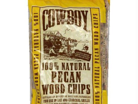 Cowboy Charcoal Pecan Wood Chip, 2.95 LT (Pack of 6) Online Sale