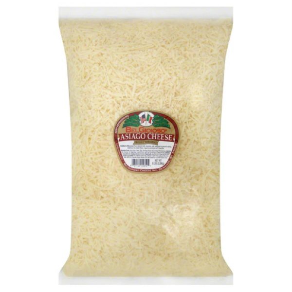 BelGioioso Asiago Shredded Cheese, 5 Lb (Pack of 4) Sale