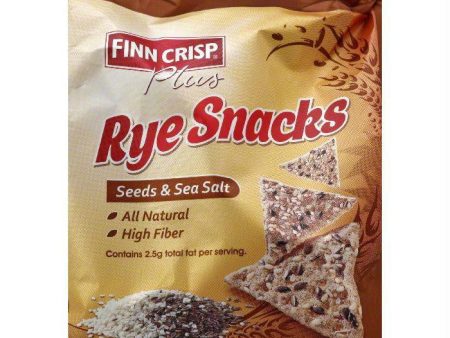 Finn Crisp Seeds & Sea Salt Rye Snacks, 4.6 Oz (Pack of 5) on Sale