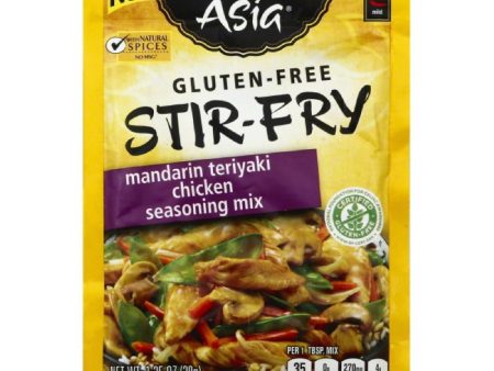 Simply Asia Mild Mandarin Teriyaki Chicken Stir-Fry Gluten-Free Seasoning Mix, 1.13 Oz (Pack of 12) For Sale