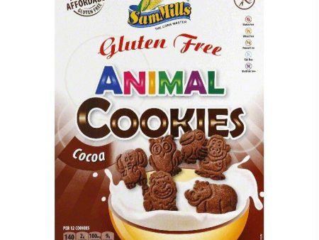 Sam Mills Cocoa Animal Cookies, 8 Oz (Pack of 7) Supply