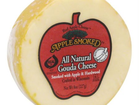 Red Apple Cheese Apple Smoked Gouda Cheese, 8 Oz (Pack of 14) Supply