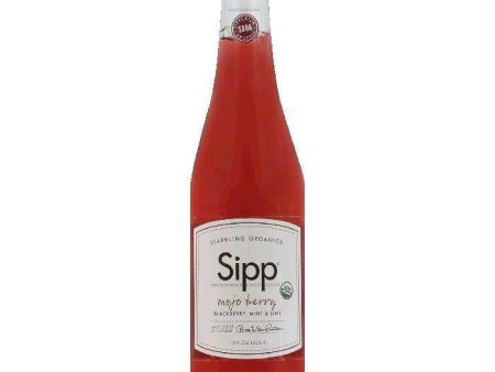 Sipp Caffeine Free Mojo Berry Organic Soda, 12 OZ (Pack of 24) For Cheap