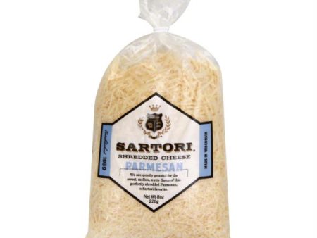 Sartori Parmesan Shredded Cheese, 8 Oz (Pack of 16) Fashion