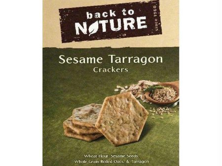 Back To Nature Sesame Tarragon Crackers, 6.5 OZ (Pack of 6) Fashion