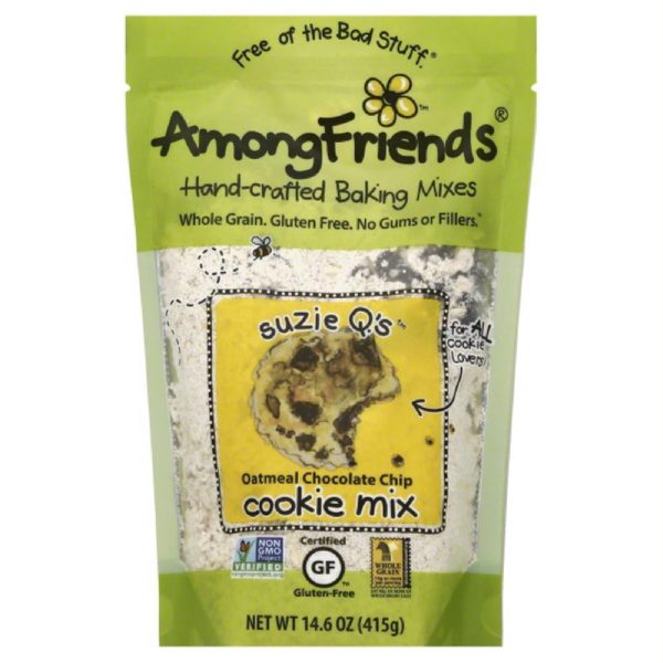 Among Friends Suzie Q. s Oatmeal Chocolate Chip Cookie Mix, 14.6 Oz (Pack of 6) on Sale