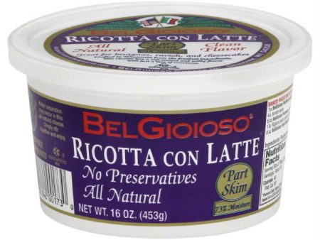 BelGioioso Ricotta Con Latte, 1 Lb (Pack of 6) Cheap