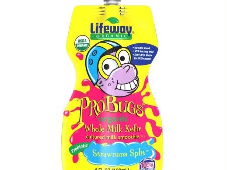 Lifeway ProBugs Strawnana Split - Single, 4 Oz (Pack of 12) Discount