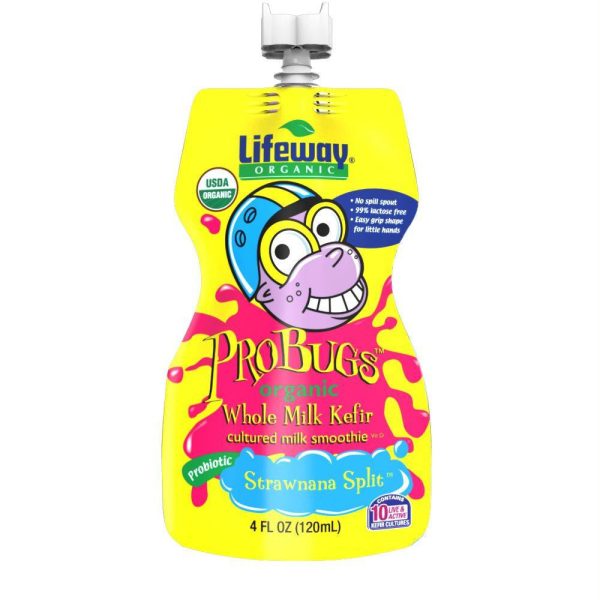 Lifeway ProBugs Strawnana Split - Single, 4 Oz (Pack of 12) Discount