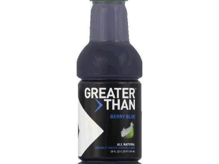 Greater Than Berry Blue Coconut Water Sports Drink, 16 FO (Pack of 12) Online now