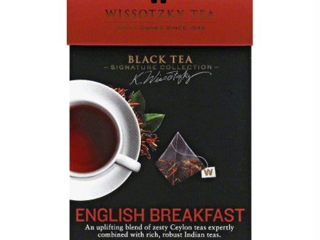 Wissotzky Tea English Breakfast Black Tea Bags, 16 BG (Pack of 6) Hot on Sale