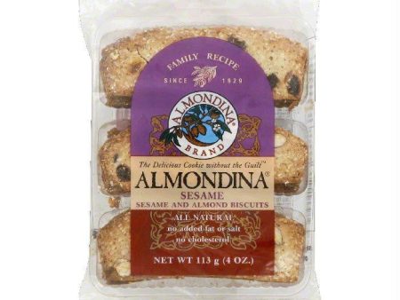 Almondina Sesame Biscuits, 4 OZ (Pack of 12) For Cheap