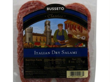 Busseto Italian Dry Salami, 8 Oz (Pack of 12) Sale