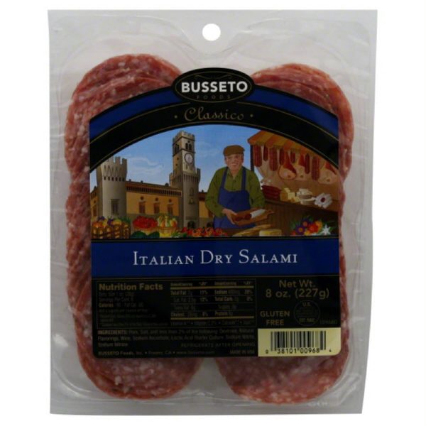 Busseto Italian Dry Salami, 8 Oz (Pack of 12) Sale