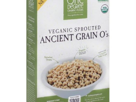 One Degree Organic Foods Organic Ancient Grain O s Veganic Sprouted Cereal, 8 Oz (Pack of 6) Discount