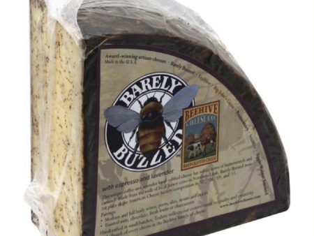 Beehive Cheese Barely Buzzed Hand Crafted Cheese With Espresso and Lavender, 10 Lb on Sale