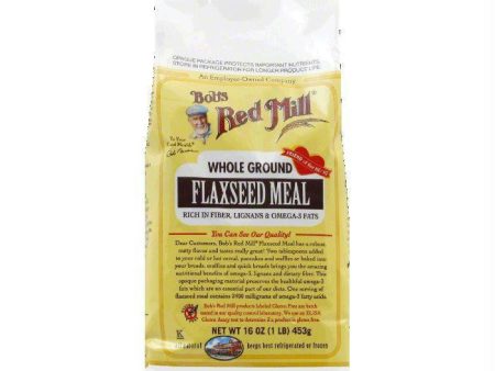 Bobs Red Mill Flaxseed Meal, 16 OZ (Pack of 4) Hot on Sale