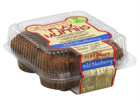 Flax4Life Wild Blueberry Flax Muffins, 14 Oz (Pack of 6) Cheap