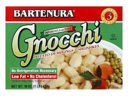 Bartenura Pasta Gnocchi Potato Dumplings, 16 OZ (Pack of 12) Online