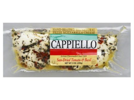 Cappiello Sun-Dried Tomato & Basil Mozzarella Cheese, 8 Oz (Pack of 6) Online