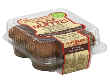 Flax4Life Chunky Chocolate Chip Flax Muffins, 14 Oz (Pack of 6) For Cheap