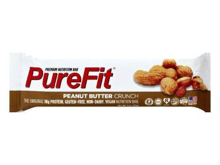 PureFit Peanut Butter Crunch Nutrition Bar, 2 OZ (Pack of 15) For Cheap