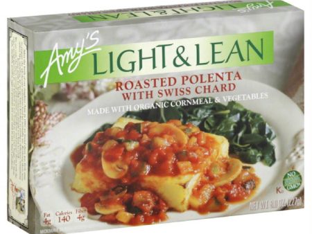 Amys Roasted Polenta with Swiss Chard, 8 Oz (Pack of 12) Online Sale