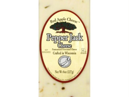 Red Apple Cheese Pepper Jack Cheese, 8 Oz (Pack of 12) Cheap