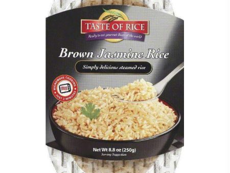 Taste of Rice Brown Jasmine Rice, 8.8 OZ (Pack of 6) Online Sale