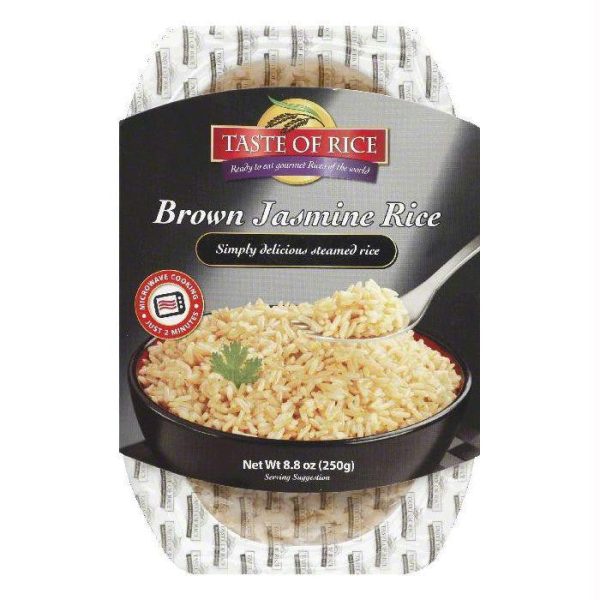 Taste of Rice Brown Jasmine Rice, 8.8 OZ (Pack of 6) Online Sale