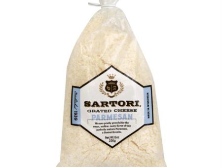 Sartori Parmesan Grated Cheese, 8 Oz (Pack of 16) Online now