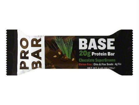 Probar Chocolate SuperGreens Protein Bar, 2.46 OZ (Pack of 12) Online Sale