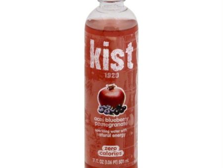 Kist Acai Blueberry Pomegranate Sparkling Water, 17 Oz (Pack of 12) Fashion