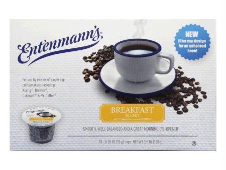 Entenmanns Breakfast Blend Medium Roast Single Serve Cups Coffee, 10 ea (Pack of 4) Fashion