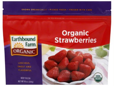 Earthbound Farm Organic Strawberries, 10 Oz (Pack of 12) Online now