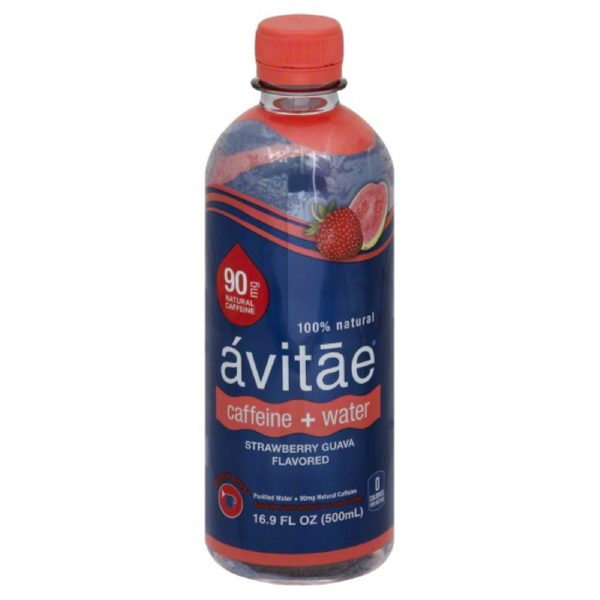 Avitae Strawberry Guava Flavored Caffeine + Water, 16.9 Fo (Pack of 12) Sale