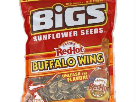 Bigs Red Hot Buffalo Wing Sunflower Seeds, 5.35 OZ (Pack of 8) Online Hot Sale