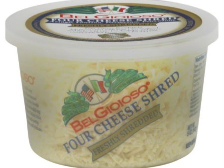 BelGioioso Four Cheese Cheese Shreds, 5 Oz (Pack of 12) Discount