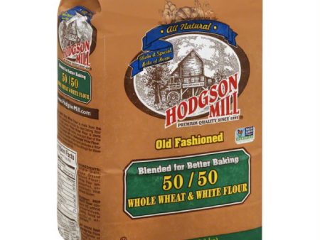 Hodgson Mill Old Fashioned Whole Wheat & White 50-50 Flour, 5 Lb (Pack of 6) Discount