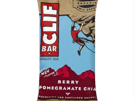 Clif Berry Pomegranate Chia Energy Bar, 2.4 OZ (Pack of 12) For Cheap