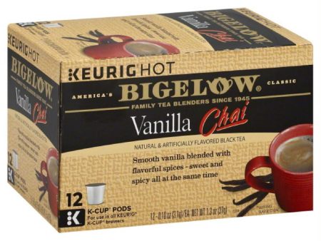 Bigelow Vanilla Chai Black Tea K-Cup Pods, 12 Ea (Pack of 6) Online Hot Sale