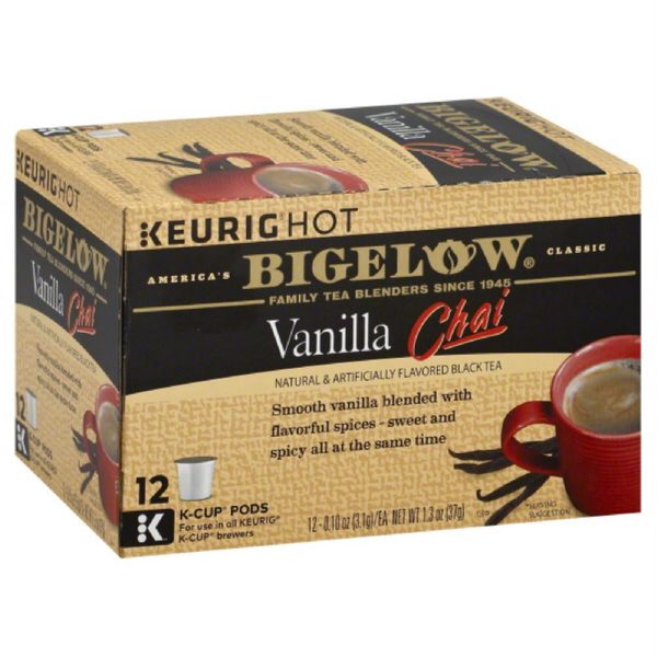 Bigelow Vanilla Chai Black Tea K-Cup Pods, 12 Ea (Pack of 6) Online Hot Sale